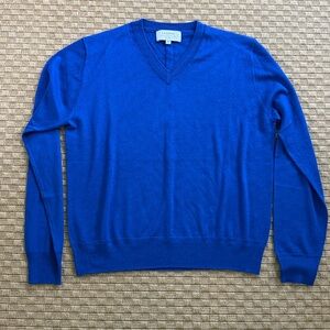 La Ligne Ben Lightweight Silk Blend V Neck Sweater - XS